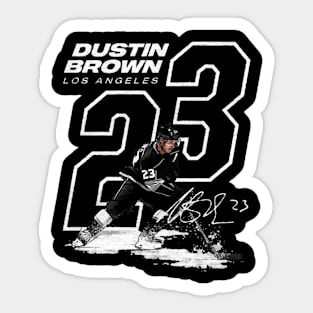 dustin brown outline Sticker